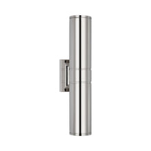 Load image into Gallery viewer, Provo Outdoor LED Wall Light in Polished Nickel (20-Inch).
