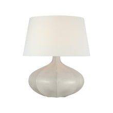 Load image into Gallery viewer, Rana Table Lamp in Bone Craquelure (Medium).
