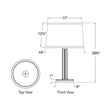 Load image into Gallery viewer, Riley Table Lamp - line drawing.
