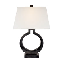 Load image into Gallery viewer, Ring Form Table Lamp in Bronze (Large).
