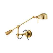 Load image into Gallery viewer, RL &#39;67 Wall Light in Natural Brass.
