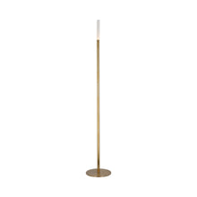 Load image into Gallery viewer, Rousseau LED Floor Lamp in Antique-Burnished Brass.
