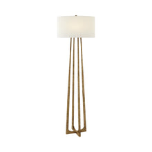 Load image into Gallery viewer, Scala Floor Lamp in Gilded Iron.

