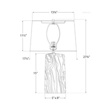 Load image into Gallery viewer, Sierra Table Lamp - line drawing.
