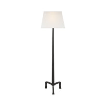 Load image into Gallery viewer, Strie Floor Lamp in Aged Iron.
