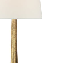 Load image into Gallery viewer, Strie Fluted Table Lamp in Detail.
