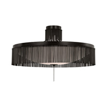 Load image into Gallery viewer, Sutton Flush Mount Ceiling Light in Bronze (32-Inch).
