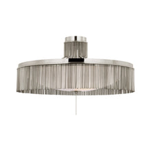 Load image into Gallery viewer, Sutton Flush Mount Ceiling Light in Polished Nickel (32-Inch).
