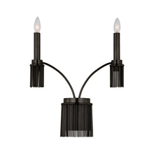 Load image into Gallery viewer, Sutton Wall Light in Bronze (2-Light).
