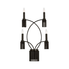 Load image into Gallery viewer, Sutton Wall Light in Bronze (4-Light).

