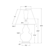 Load image into Gallery viewer, Sydnee Table Lamp - line drawing.
