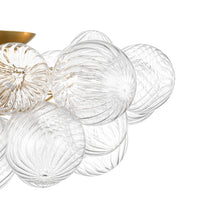Load image into Gallery viewer, Talia Semi Flush Mount Ceiling Light in Detail.
