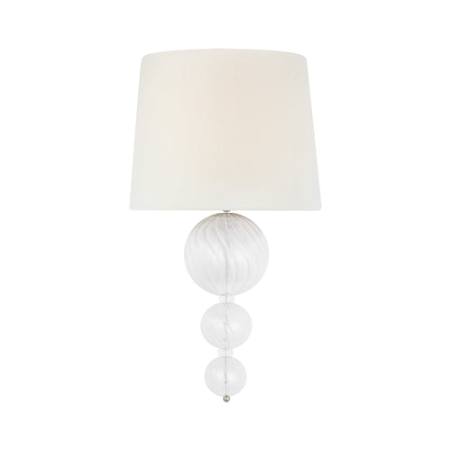 Talia Swirled Glass Wall Light.