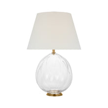 Load image into Gallery viewer, Talia Table Lamp in Clear Glass(Large).
