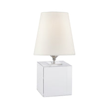 Load image into Gallery viewer, Terri Cube Table Lamp in Crystal.
