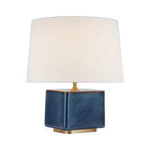 Load image into Gallery viewer, Toco Table Lamp in Mixed Blue Brown.
