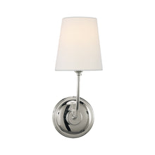 Load image into Gallery viewer, Vendome Wall Light in Polished Nickel (3-Light).
