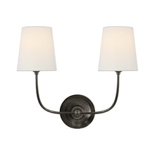 Load image into Gallery viewer, Vendome Wall Light in Bronze (2-Light).

