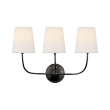 Load image into Gallery viewer, Vendome Wall Light in Bronze (3-Light).
