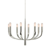 Load image into Gallery viewer, Verso LED Chandelier in Detail.

