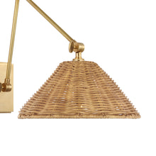 Load image into Gallery viewer, Wimberley Swing Arm Wall Light in Detail.
