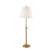 Load image into Gallery viewer, Wyatt Table Lamp in Hand-Rubbed Antique Brass.
