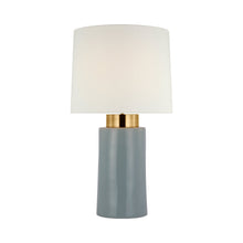Load image into Gallery viewer, Xian Table Lamp in Sky Gray.
