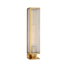 Load image into Gallery viewer, York Outdoor Wall Light in Soft Brass (1-Light/Large).
