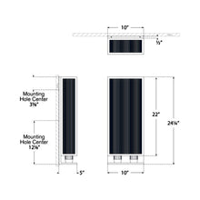 Load image into Gallery viewer, York Outdoor Wall Light - line drawing.
