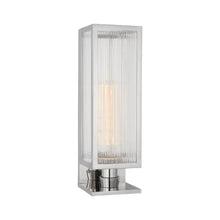 Load image into Gallery viewer, York  Wall Light in Polished Nickel (1-Light/Small).
