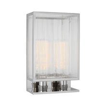 Load image into Gallery viewer, York  Wall Light in Polished Nickel (2-Light/Small).
