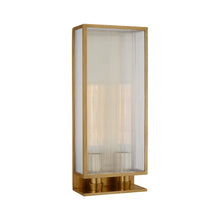 Load image into Gallery viewer, York  Wall Light in Soft Brass (2-Light/Large).
