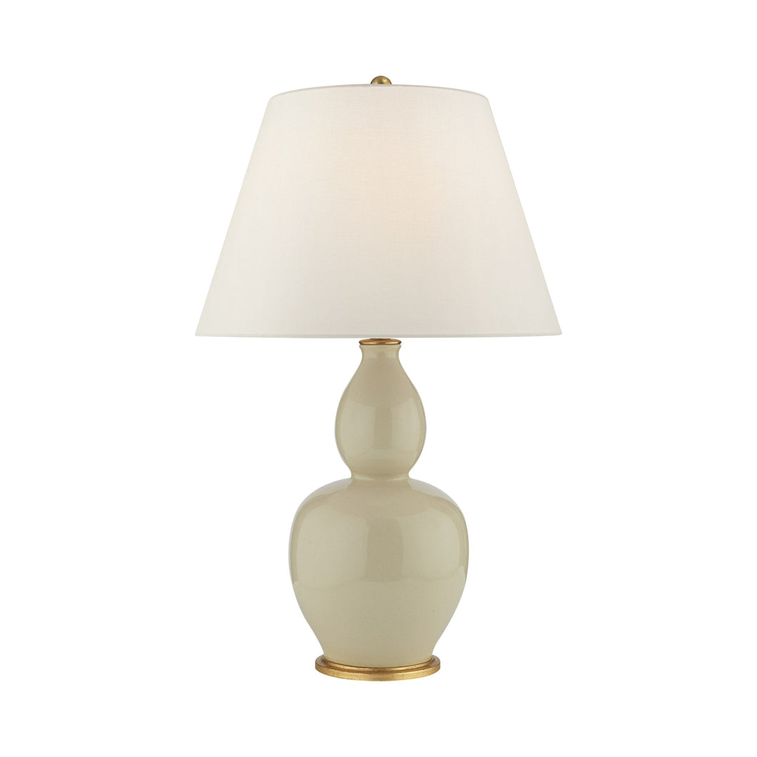 Yue Table Lamp in Coconut Porcelain.