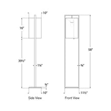 Load image into Gallery viewer, Zenz Floor Lamp - line drawing.

