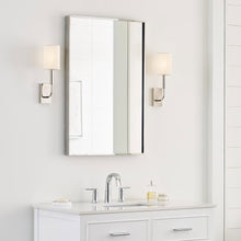 Load image into Gallery viewer, Brianna Bath Wall Light in bathroom.
