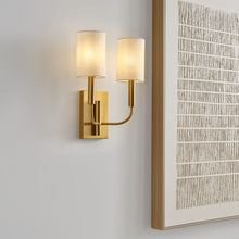 Load image into Gallery viewer, Brianna Double Bath Wall Light in Detail.
