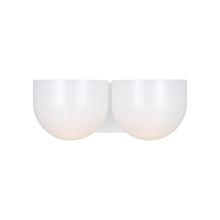 Load image into Gallery viewer, Cheverny Bath Vanity Light in Matte White (Medium).
