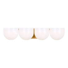 Load image into Gallery viewer, Cheverny Bath Vanity Light in Brushed Brass (Extra Large).
