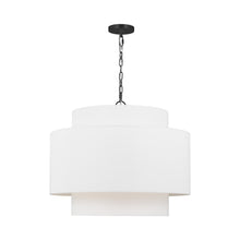 Load image into Gallery viewer, Sawyer Pendant Light in Midnight Black.

