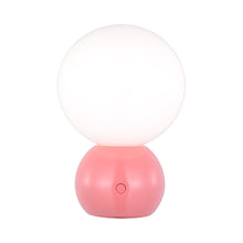 Load image into Gallery viewer, Suki Rechargeable Mini LED Table Lamp in Coral.
