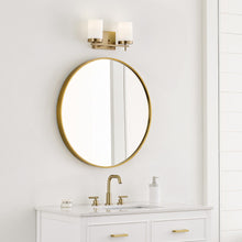 Load image into Gallery viewer, Zire Vanity Wall Light in bathroom.
