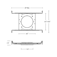 Load image into Gallery viewer, Aether Atomic Frame-In Kit - line drawing.
