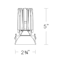 Load image into Gallery viewer, FQ 2&quot; Round Adjustable LED Recessed Light - line drawing.
