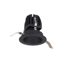 Load image into Gallery viewer, FQ 2&quot; Shallow Round Adjustable LED Recessed Light in Black (Downlight Trim).
