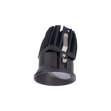 Load image into Gallery viewer, FQ 2&quot; Shallow Round Wall Wash LED Recessed Light in Dark Bronze (Wall Wash Trimless).
