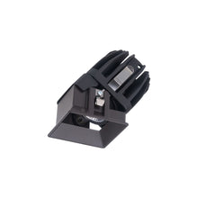 Load image into Gallery viewer, FQ 2&quot; Shallow Square Adjustable LED Recessed Light in Dark Bronze (Adjustable Trimless).
