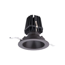 Load image into Gallery viewer, FQ 4&quot; Round Wall Wash LED Recessed Light in Dark Bronze (Downlight Trim).
