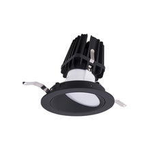 Load image into Gallery viewer, FQ 4&quot; Round Wall Wash LED Recessed Light in Black (Wall Wash Trim).

