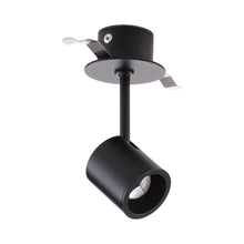 Load image into Gallery viewer, Stealth Silo Monopoint LED Ceiling Light in Black (2700K/Small).
