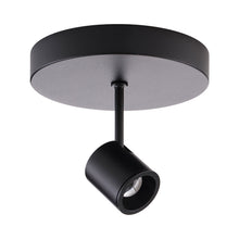Load image into Gallery viewer, Stealth Silo Monopoint LED Ceiling Light in Black (2700K/Large).
